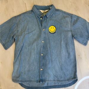 H&M NWT Short Sleeve Button Down